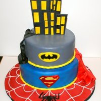 Super Hero Cake Got the idea from Jackson,thanks you.