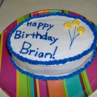 Birthday Balloons I made this for my boyfriend. It's very similar (haha) to one I made at the same time for a co-worker.