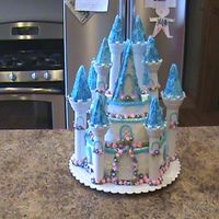 Castle Cake I made this for my daughters 3rd birthday. This is the 1st time I have done a stacked cake. I think it turned out OK. Thanks for looking.