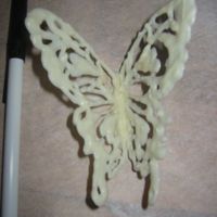 Candymelt Butterfly For a cake I'm making this weekend, pen is just there for size reference.