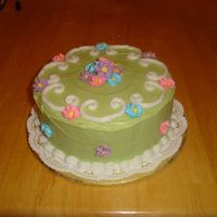 Springy Cake I made this cake for Easter after my second Course 1 class. Strawberry Cake inside. Mmmmmmm