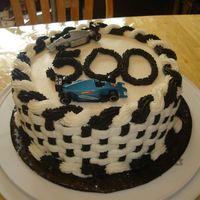 Race Day Cake A spur of the moment cake I made for an Indy 500 cookout.