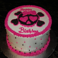 Pink & Black Skull 
