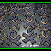 Skull Cookies I copied these from someone on cakecentral.
