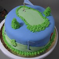 Golf Cake For My Father's Bday Fondant golf cake for my father who likes golf very much. He was pleased with the cake