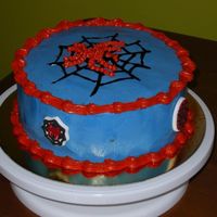 Spiderman Cake My first cake (after two decorating lessons) for my son's daycare