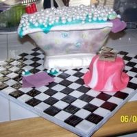 Macy's 15Th Birthday My oldest niece asked for an ice cream cake shaped like a bathtub with the concession that if I couldn't do it, it would be ok. YEA...