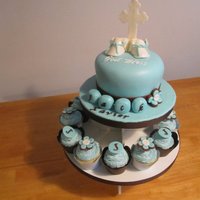 Baptism Cupcake Tower tfl :)