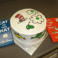 Dr Suess Cake. Hand drawn and my favorite cake yet!