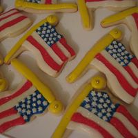4Th Of July Flag Cookies 