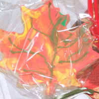 Fall Leaves Cookies Rolled sugar cookie favors for a fall themed wedding. Meringue buttercream icing.