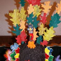 Tom Turkey Cake Turkey Cake for Thanksgiving.