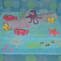 Ocean Engineering Cake A local engineering firm specializing in ocean pipelines asked me to make their monthly "cake day" cakes to celebrate birthdays...