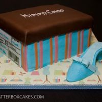Chatty Kim's Stagette Cake So much fun to make!! Used the gumpaste shoe tutorial and template. Very cute. Chocolate cake with cookies'n'cream filling. So...