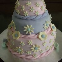 Springtime My 2nd fondant cake!