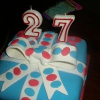 Simply Perfect I made this cake for my friend that was in denial of turning 27! Now everyone knows!