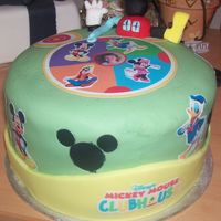 Izobel Is Three My daughter is three and loves mickey mouse clubhouse the cake is plain sponge with buttercream filling and covered in fondant