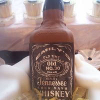 My 30Th Birthday Cake This is what i made myself for my birthday and i think it turned out ok the bottle is chocolate