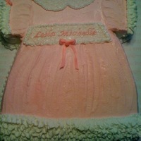 Baby Shower Little baby shower cake--thanks to someone on CC for inspiration! This cake is bc except for collar, yoke & bow. Creme breulee cake and...