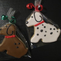 Dog Cookies Dog cookies ordered as a Christmas gift for a doggie daycare! NFSC with Antonia74's royal icing.