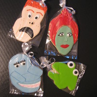 Peewee's Playhouse Characters I made these for a friend who plays the PeeWee's Playhouse Christmas special every year at his Christmas party! NFSC with Antonia74&#...