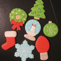 Christmas Assortment Christmas assortment. I found a lot of inspiration here at Cake Central! NFSC with Antonia74's royal icing.