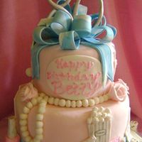 Betty's 80Th All the things Betty loves on one cake-MMF!