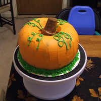 Pumpkin Cake This is a pumpkin spice cake. It's made up of 2 bunt cakes.