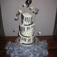 Cake_1.jpg My daughter's sweet 16 Cookies & Cream cake with a whipped buttercream filling and a special cream cheese buttercream icing (very...