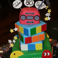 80's Theme Cake If you remember the 80's you'll like this one