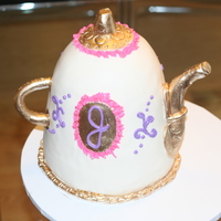 Teak Kettle For A Tea Party 