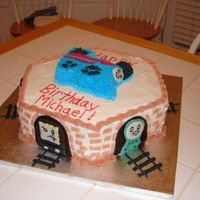 Thomas Cake I made this for my son's third birthday. When he saw it, he just kept saying "O thank you mommy". Thanks for all of the...