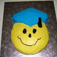 Ethan's Graduation This is a cake I made for my nephew's pre-school graduation. I think they now have a graduation for everything! (haha)