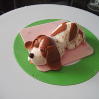 3 D Fondant Bassett Hound 3 D Fondant Bassett Hound