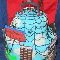 Spiderman Cake With Sugar Veil Spider Web This is my first use of the Sugar Veil product. The web was pretty easy to make. My suggestion is to be consistently large with the...