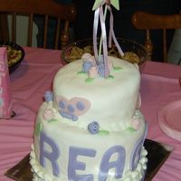 "reagan 1St" This is my 2nd Topsy Turvy cake. This time with fondant. The first will never see the light of day again! I learned that I should try and...