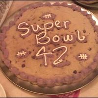Superbowl Cookie Cake 