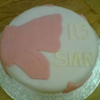 Butterfly Cake My first attempt at a cake for my friend Sian's 18th! She's quite a girly girl so I thought butterflies would suit her and I...