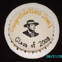 Tom's Del Mar Don Grad Cake Tom wanted a german choc cake. So.... he got 2 - the homemade one from the recipes here (Thanks cc) and this one. Had to have one to...