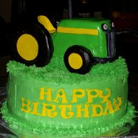 Tractor Cake My first cake.
