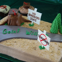 No Homework College Graduation Cake My son wanted a No Homework theme for a graduation cake from his college Forestry program.