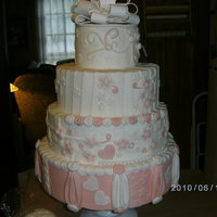 Fair Entry Fondant and gumpaste accents...did this to enter at the fair...but it was too big! Oh yeah...I forgot to add...it isn't finished yet...