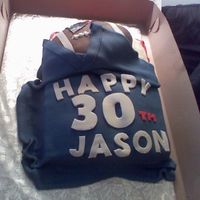 Football Themed Birthday Cake 