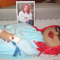 Graduation Girl We got a picture of the Grad Girl and ran with it. They said the whole family was blownaway with how much the cake looked like her. We put...