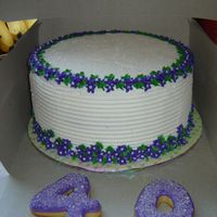 40Th Birthday SURPRISE!!!! This was for a friend 40th B-day 7up cake with Lemon BC and lemon filling