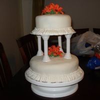 Tiger Lily Tiered Cake My first tiered cake
