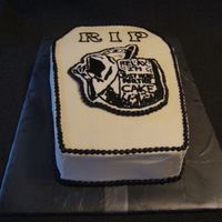 Relax I'm Just Here For The Cake chocolate WASC, cookies and cream filling. First time with frozen butter cream transfer. I think it turned out OK. Funny how you don't...