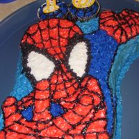 Spiderman Cake My 15 year old daughter wanted a spiderman cake for her birthday
