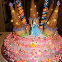 Castle Cake This is my first try at a castle cake for my nieces 4th birthday.