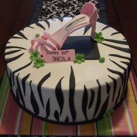 I Love Shoes This was my first try at a shoe. I think it worked out well. My client loved it. The cake is mocha chocolate with SMBC. TFL